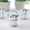12 SILVER 2" Mini Pail Bucket Planter Wedding Party Favor GIFT HOLDERS